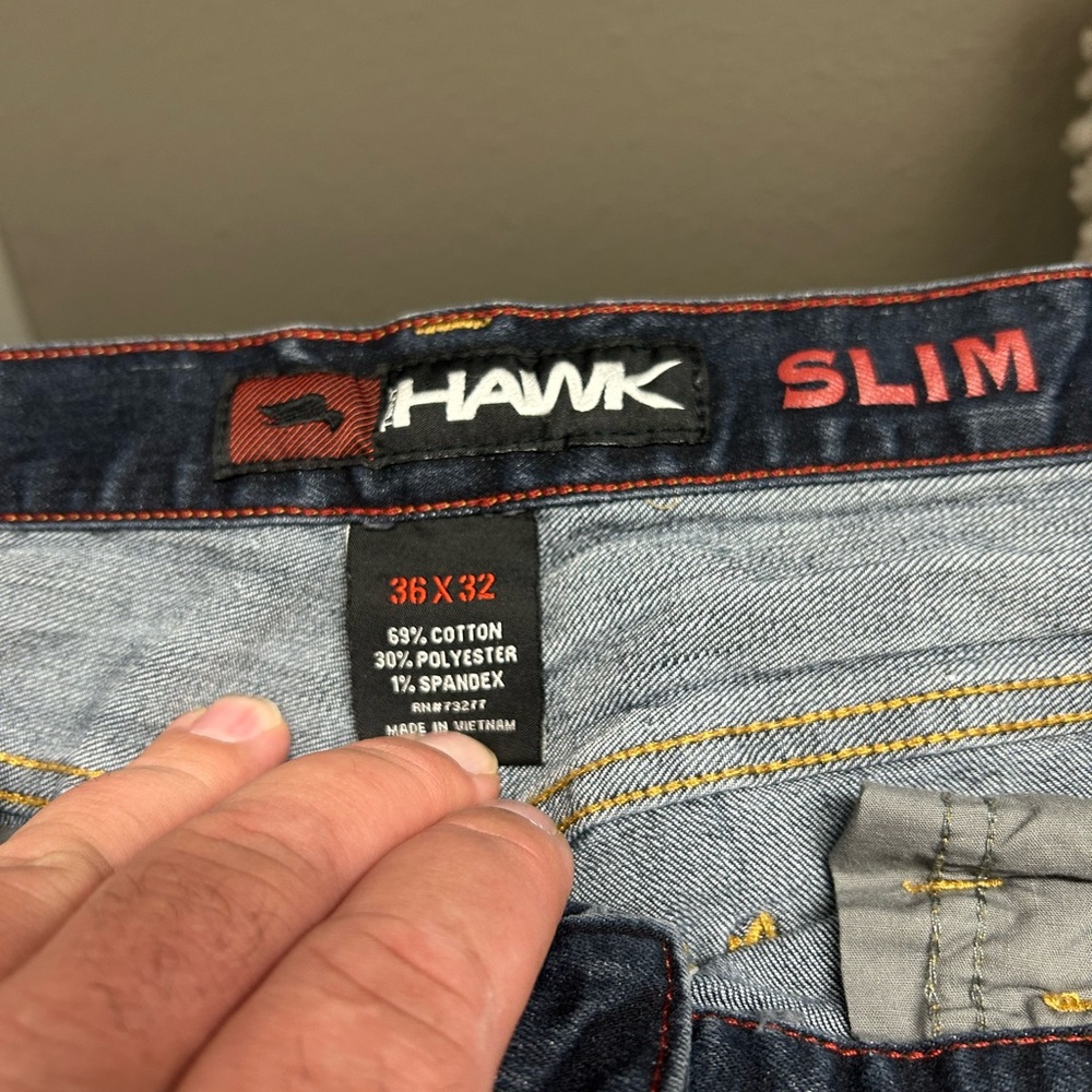 Tony Hawk Dark Blue Slim Jeans for Men